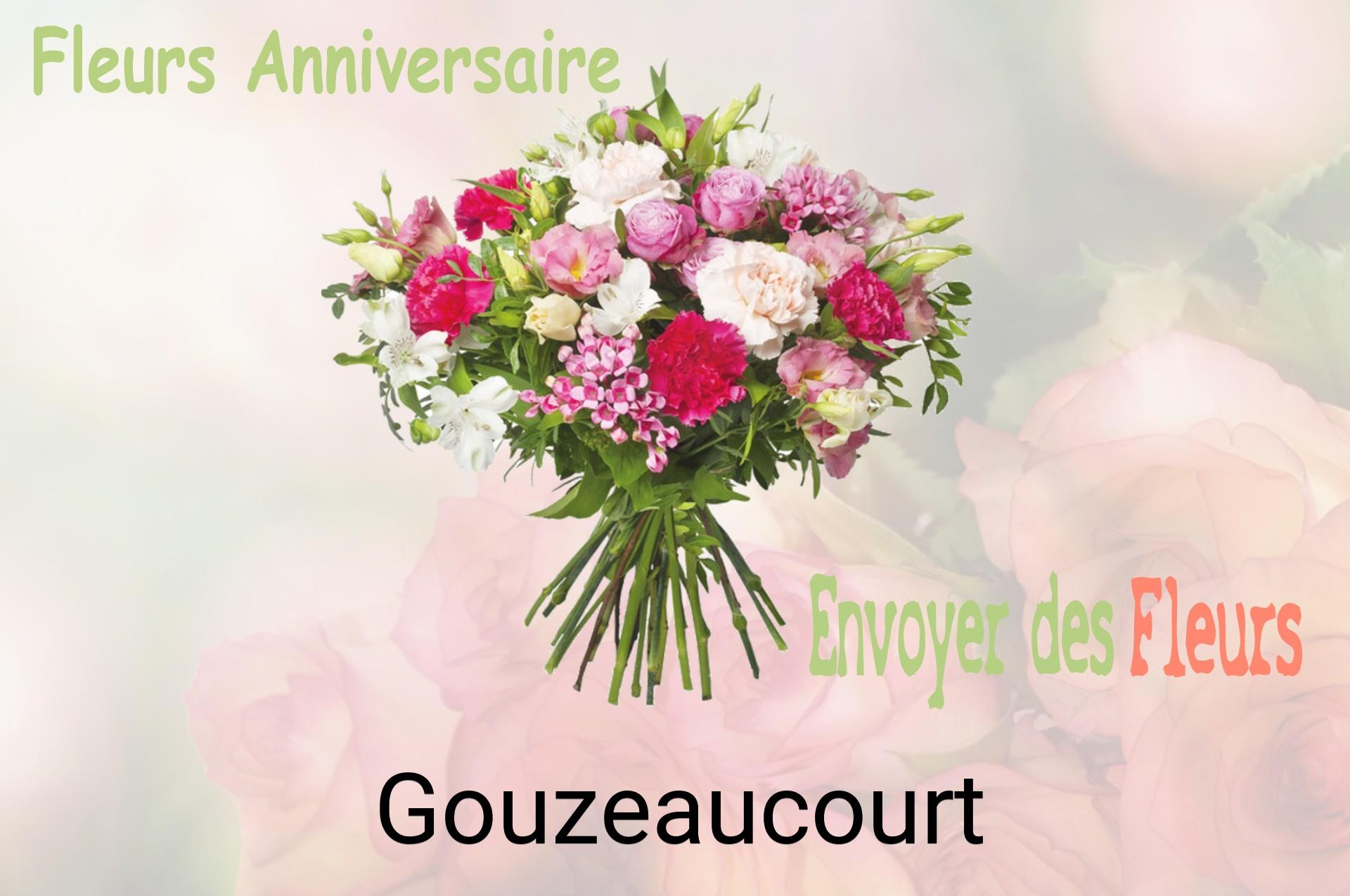 Bouquet de fleurs d’anniversaire livré à Gouzeaucourt